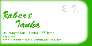 robert tanka business card